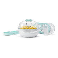 Load image into Gallery viewer, Nutribullet Baby, Turbo Steamer Sterilizes Baby Bottles, Pacifiers, Utensils and Toys, Egg Cooker, Blue - 6pc Accessories, 420 Watts