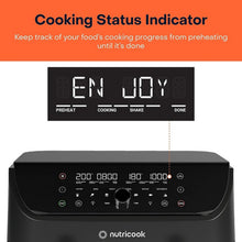 Load image into Gallery viewer, Nutricook Air Fryer Duo Vision with Clear Window for Easy Viewing - 8.5L, 2400W
