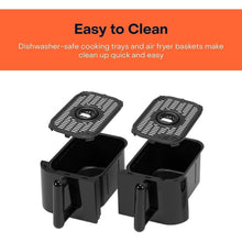 Load image into Gallery viewer, Nutricook Air Fryer Duo Vision with Clear Window for Easy Viewing - 8.5L, 2400W
