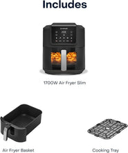 Load image into Gallery viewer, Nutricook Air Fryer Slim, 5 Main Programs - Air Fry, Bake, Roast, Reheat, Dehydrate - 5 Liters, 1700W
