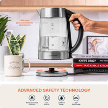 Load image into Gallery viewer, Nutricook Electric Glass Kettle, Double-Wall Heavy Duty - 1.7 Liters