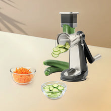 Load image into Gallery viewer, Nutricook 3-In-1 Grater - Essentials, Slice, Coarse Grate & Fine Grate - Black