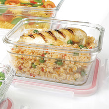 Load image into Gallery viewer, Lifestyle image of Glass Lock Airtight Rectangular Oven Safe Glass Dish / Food Container with Lid - 1730ml.