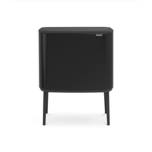Load image into Gallery viewer, Brabantia Bo Touch Bin, 36 Liters - Matt Black, front view.