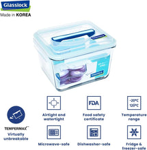 Load image into Gallery viewer, Glass Lock Airtight Rectangular Glass Food Container - 3700ml