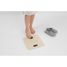 Load image into Gallery viewer, Brabantia ReNew Battery-Free Bathroom Scale - Soft Beige