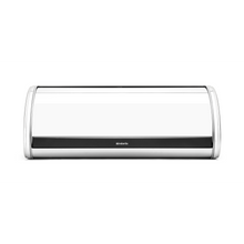 Load image into Gallery viewer, Brabantia Roll Top Bread Bin - Brilliant Steel