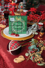 Load image into Gallery viewer, Ambiente Christmas Plaid Blue Napkins - Available in 2 sizes