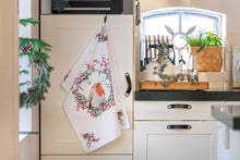 Load image into Gallery viewer, Ambiente Melamine Tray Robin In Wreath - 13x21cm