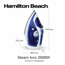 Load image into Gallery viewer, Hamilton Beach Steam Iron Ceramic - 2500W