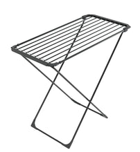 Load image into Gallery viewer, Colombo Black Extendible Painted Steel Clothes Drying Rack - 20 Meters