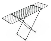 Load image into Gallery viewer, Colombo Black Extendible Painted Steel Clothes Drying Rack - 20 Meters