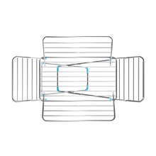 Load image into Gallery viewer, Colombo Flower Aluminum & Painted Steel Clothes Drying Rack - 30 Meters