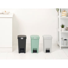 Load image into Gallery viewer, Brabantia StepUp Pedal Bin from Recycled Plastic - 10 Liters, Light Grey