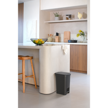 Load image into Gallery viewer, Brabantia StepUp Pedal Bin from Recycled Plastic - 16 Liters, Dark Grey