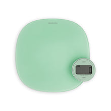 Load image into Gallery viewer, Brabantia Tasty+ Kitchen Scales Plus - Jade Green, top view.
