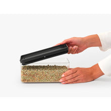 Load image into Gallery viewer, Brabantia Tasty+ Stackable Canister, 1.5 litres - Dark Grey