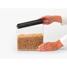 Load image into Gallery viewer, Brabantia Tasty+ Stackable Canister, 3.5 litres - Dark Grey