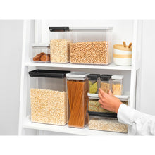 Load image into Gallery viewer, Brabantia Tasty+ Stackable Canister, 1.5 litres - Dark Grey
