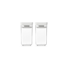 Load image into Gallery viewer, Brabantia Tasty+ Stackable Canisters, Set of 2, 150ml- Light Grey