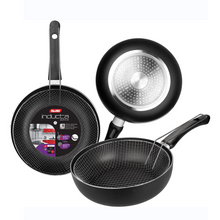 Load image into Gallery viewer, Ibili Inducta Aluminum Pan with Frying Basket- 24cm or 26cm