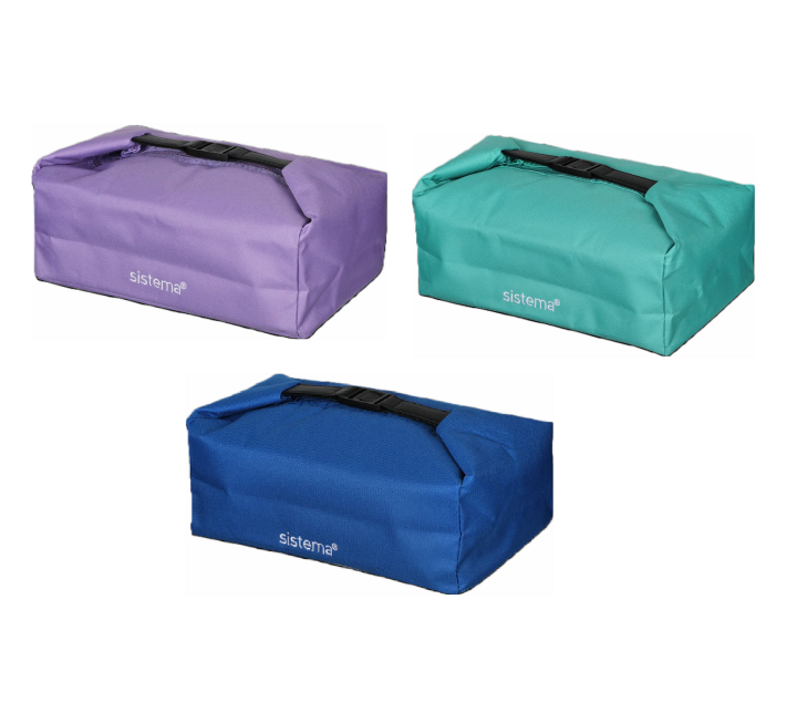 Sistema, Bento Lunch to Go Lunchbox, Multi Compartment, Blue