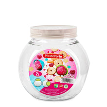 Load image into Gallery viewer, Plastic Forte Classic Candy Canister - 2 Liters, Available in Several Colors