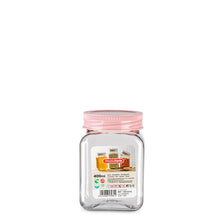 Load image into Gallery viewer, Plastic Forte Classic Square Food Canister - 400ml, Available in Several Colors