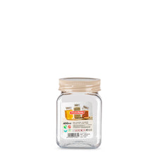 Load image into Gallery viewer, Plastic Forte Classic Square Food Canister - 400ml, Available in Several Colors