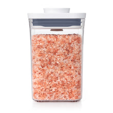 Load image into Gallery viewer, OXO Good Grips Pop Container - Small Square Short, 1040ml, filled with hamalayan salt.