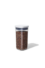 Load image into Gallery viewer, OXO Good Grips Pop Container - Mini Square Short - 473ml, filled.