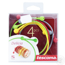 Load image into Gallery viewer, Tescoma Delicia Silicone Cords / Laces for Food, Pack of 4 - 35cm