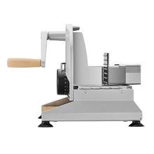 Load image into Gallery viewer, Ritter Piatto Home Food Slicer with Metal and Wood Construction - Chrome