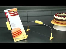 Load and play video in Gallery viewer, Tescoma Delicia Cake Slicer with Adjustable Height - 36cm