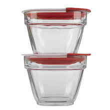 Load image into Gallery viewer, Rubbermaid Square Glass Food Container - 0.3 liters (1Piece)