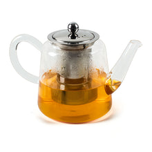 Load image into Gallery viewer, Luigi Ferrero Coffeina Glass Tea pot with Strainer - 1 Liter
