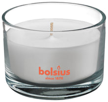 Load image into Gallery viewer, Bolsius True Freshness Anti-Tobacco Candle in Glass, Fresh Linen- 50/80mm