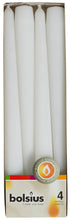 Load image into Gallery viewer, Bolsius Box of 4 Tapered Candles 245/24mm - Available in different colors