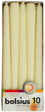 Load image into Gallery viewer, Bolsius Box of 10 Tapered Candles 245/24mm - Available in different colors