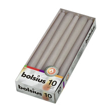 Load image into Gallery viewer, Bolsius Box of 10 Tapered Candles 245/24mm - Available in different colors
