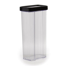 Load image into Gallery viewer, Gab Plastic Rectangular Canisters, Black - Available in several sizes
