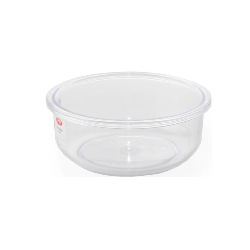 Gab Plastic Serving Bowl With Rim, Transparent – Available in several sizes