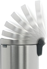 Load image into Gallery viewer, Brabantia New Icon Pedal Bin, 3 Liters - Brilliant Steel