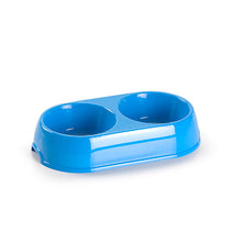 Load image into Gallery viewer, Plastic Forte Double Pet Bowl, Small - Available in different colors