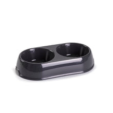 Load image into Gallery viewer, Plastic Forte Double Pet Bowl, Small - Available in different colors