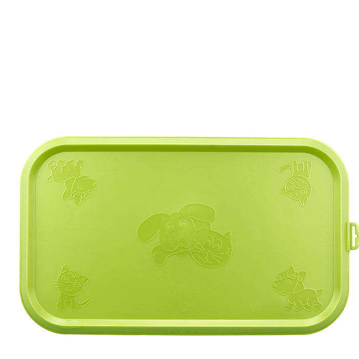 Plastic Forte Rubber Waterproof Cat & Dog Food Bowl Mat - Available in different colors
