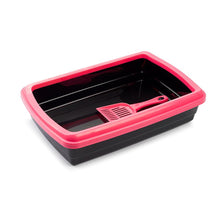 Load image into Gallery viewer, Plastic Forte Cat Litter Box with Scoop - Available in different colors
