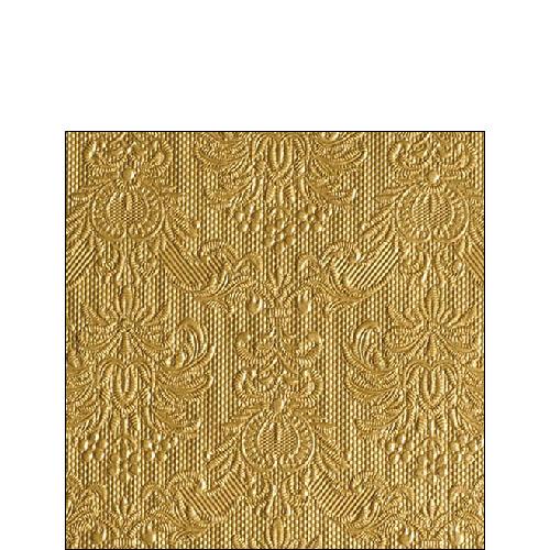 Ambiente Embossed Napkins Elegance Gold -  Available in 2 sizes