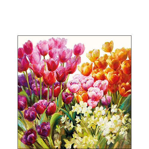 Ambiente Tulips Napkins -  Available in 2 sizes