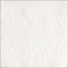 Load image into Gallery viewer, Ambiente Embossed Napkins Elegance White -  Available in 3 sizes
